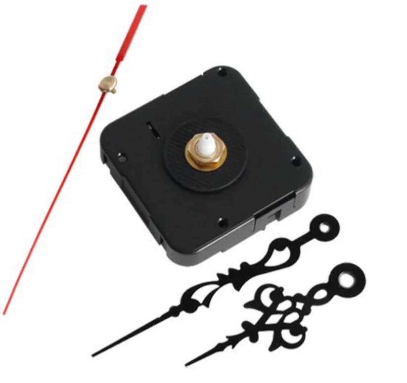 Cross Stitch Quartz Clock Sports Maintenance Movement Accessories DIY Tool+ Black Needle Red Seconds Flower Pin Manufacturers D