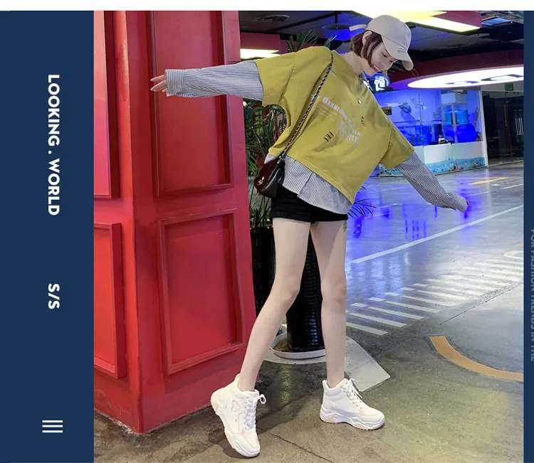Женские кроссовки на платформе; Светящиеся женские кроссовки; женская Вулканизированная обувь; женские кроссовки с высоким берцем; белые кроссовки на массивном каблуке; женская обувь