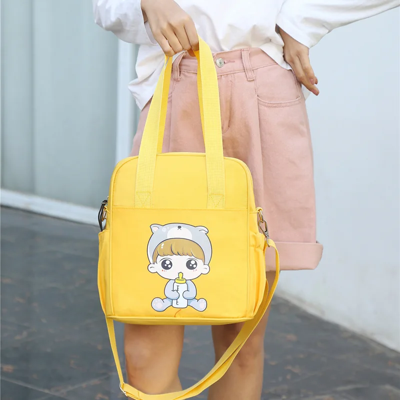 

Diaper Bag Fashion Multi-functional Large-Volume Cartoon MOTHER'S Bag Stroller Bag Shoulder Hand Feeder Bottle Bag