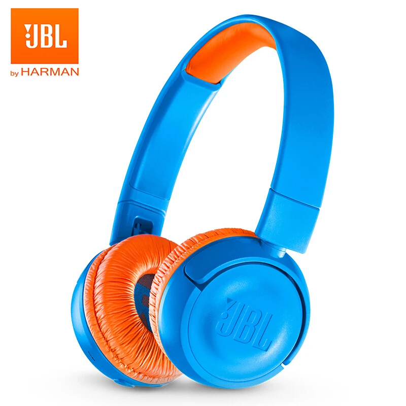 Original JBL JR300BT Wireless Bluetooth Headphones for Kids Childrens Headset with JBL Safe Sound Earphone Sport Music Headset
