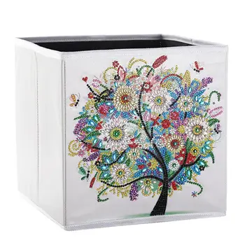 

DIY Diamond Painting Storage Box Desktop Foldable Container Jewelry Box