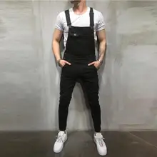 Мужские джинсы с карманами на пуговицах, повседневный комбинезон, уличная одежда, джинсовые комбинезоны, мужские комбинезоны, длинные штаны, 3N21