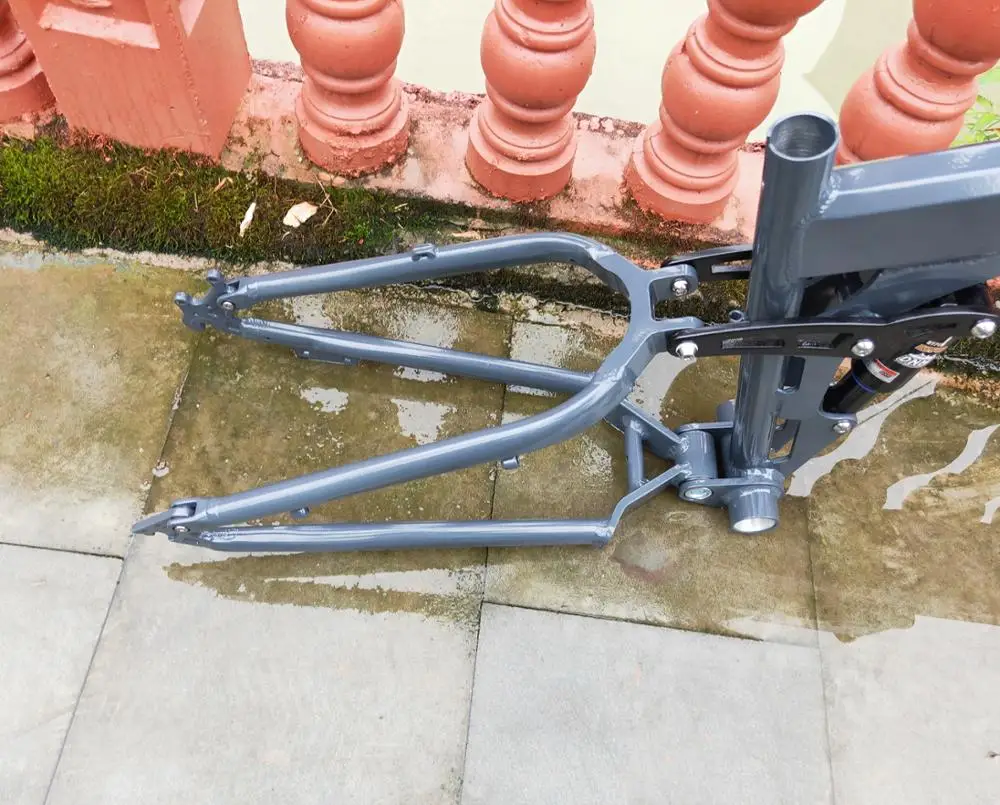Discount 190mm rear hubs   Snow bicycle frame   beach  bike alloy  frame  suitable for 26*4.0 inch  tires  Fat bicycle frame 3