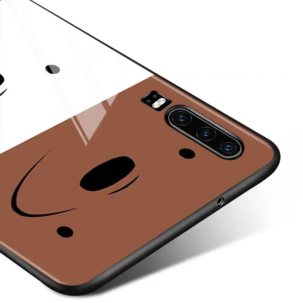 Милый вся правда о медведях для huawei P Smart Z плюс P30 P20 Pro P10 P9 P8 Lite Plus Супер Яркий глянцевый чехол для телефона чехол