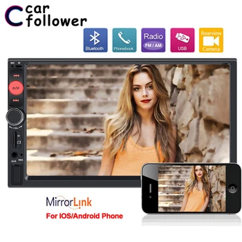 

2 Din Car Radio 7 Inch Touch Screen Bluetooth Autoradio Android And IOS Mirror Link Rear View Camera 2din Car Multimedia Player