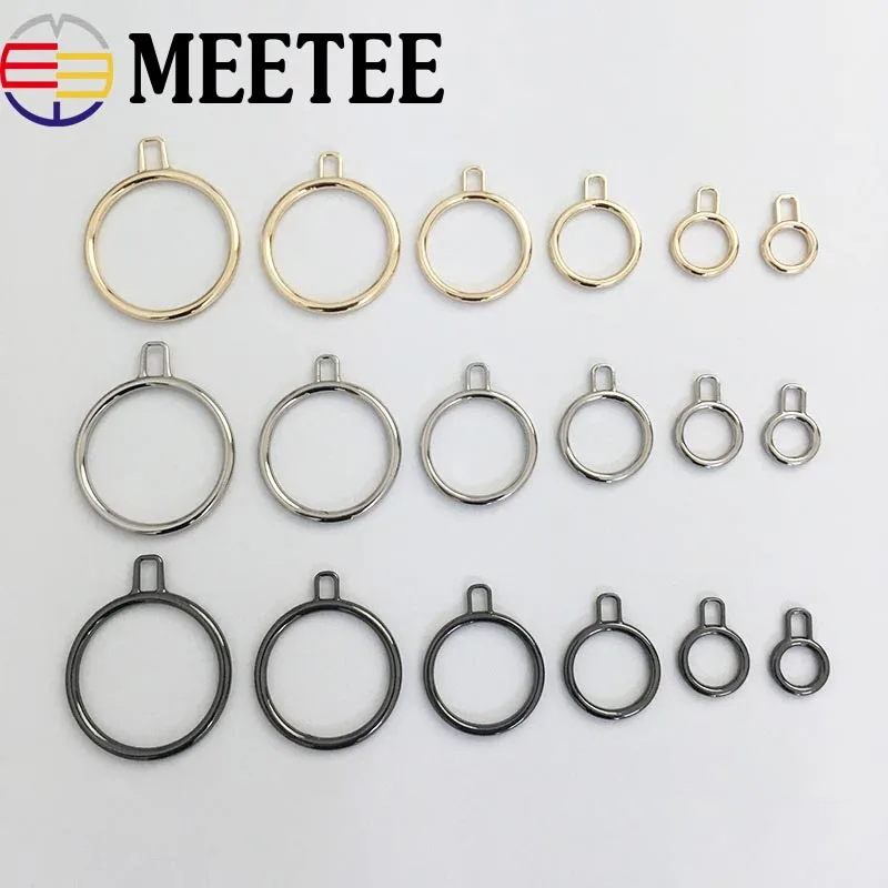 5Pcs Eco Friendly O Ring Metal Zipper Pullers Coat Repair Kits Pull for Slider DIY Sewing Crafts KY806|Бегунки для молнии| |