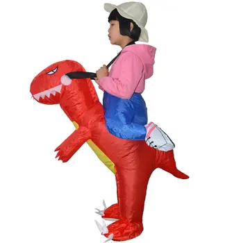 

Halloween Props Explosions Inflatable Clothing Green Dinosaur Inflatable Clothing Halloween Inflatable Doll Clothes Toy