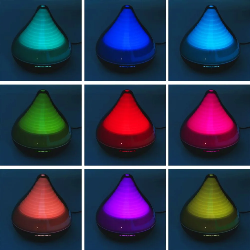 300ml essential oil diffuser Aromatherapy ultrasonic humidifier 12V Aroma diffuser Air Humidifier US/EU Plug
