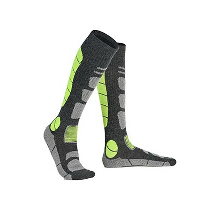 ANTSANG Calcetines térmicos de lana merina para hombre y mujer, calcetines  altos gruesos hasta la rodilla, calcetines de esquí, snowboard para clima