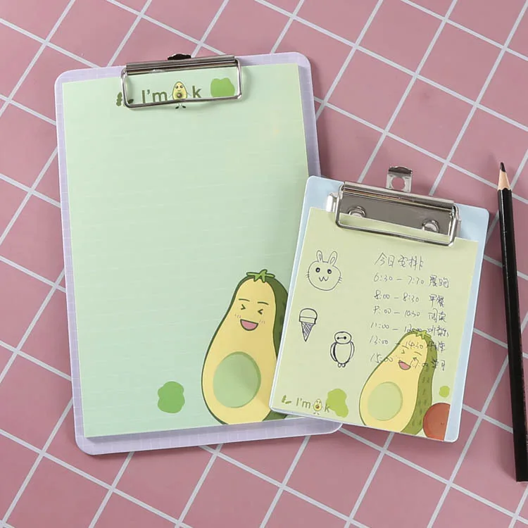 43% 16 шт авокадо мультфильм качающаяся фанера post-it Студенческая портативная книга записей блокнот Холодильник Бумага для заметок WJ01