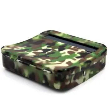 

1pc 78mm Metal Camouflage Cigarette Tobacco Smoking Rolling Smoke Roller Machine Box Case Tin High Class