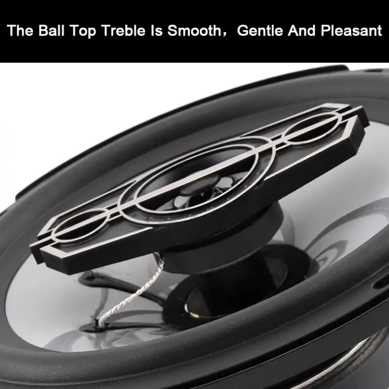 2pcs 6 Inch 500W 4 Way Car Coaxial Hifi Speakers Auto Music Stereo Full Range Frequency Speaker Non-destructive Installation