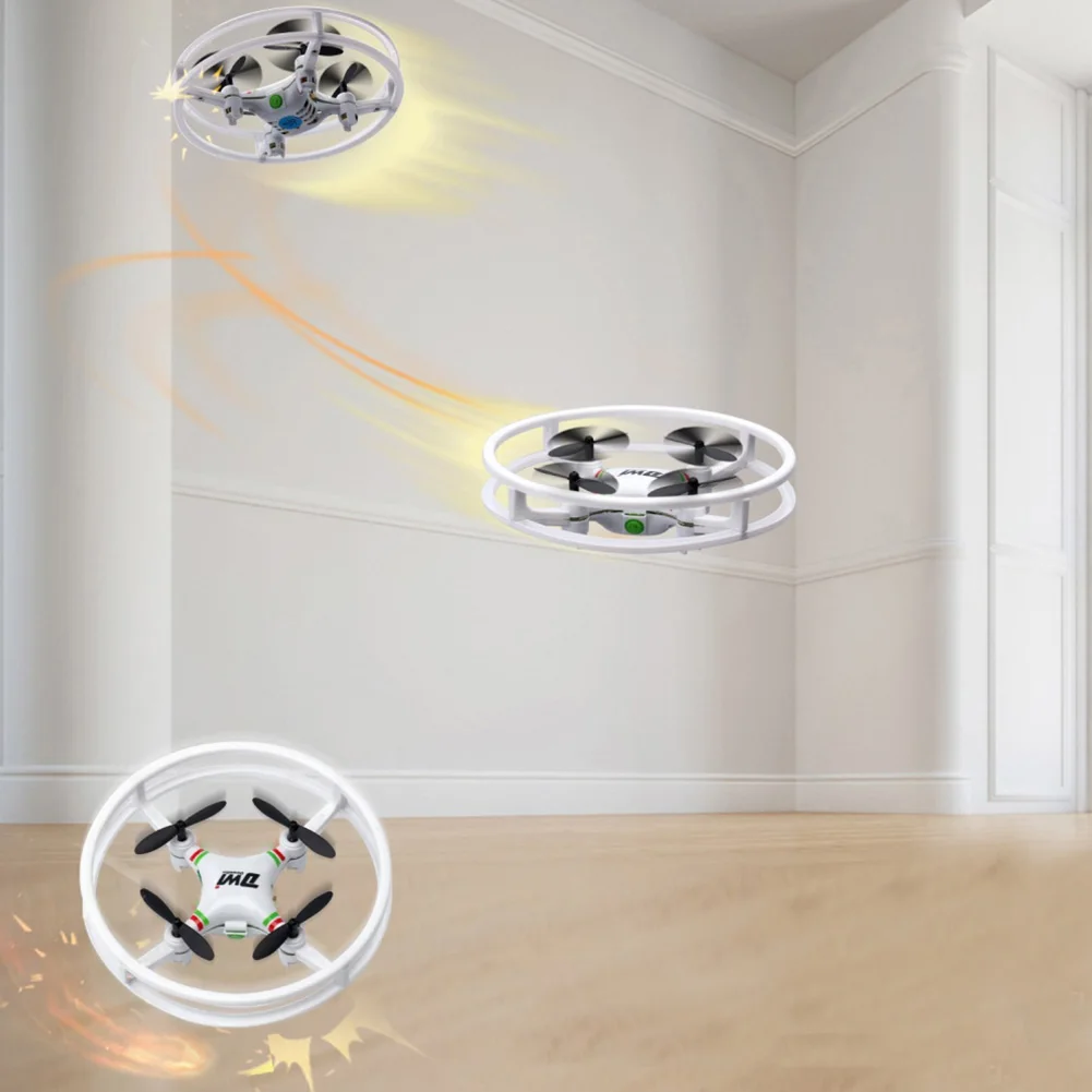 DWI DOWELLIN D1 мини-Дрон 2,4 ГГц 4CH 6-Axis Gyro RC Квадрокоптер НЛО Самолеты анти-столкновения беспилотные летательные аппараты для начинающих детей D1 белый