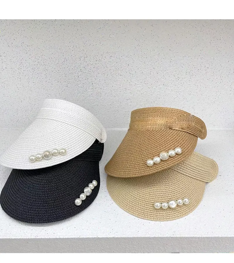 Women Luxury Pearl Hat Designer 