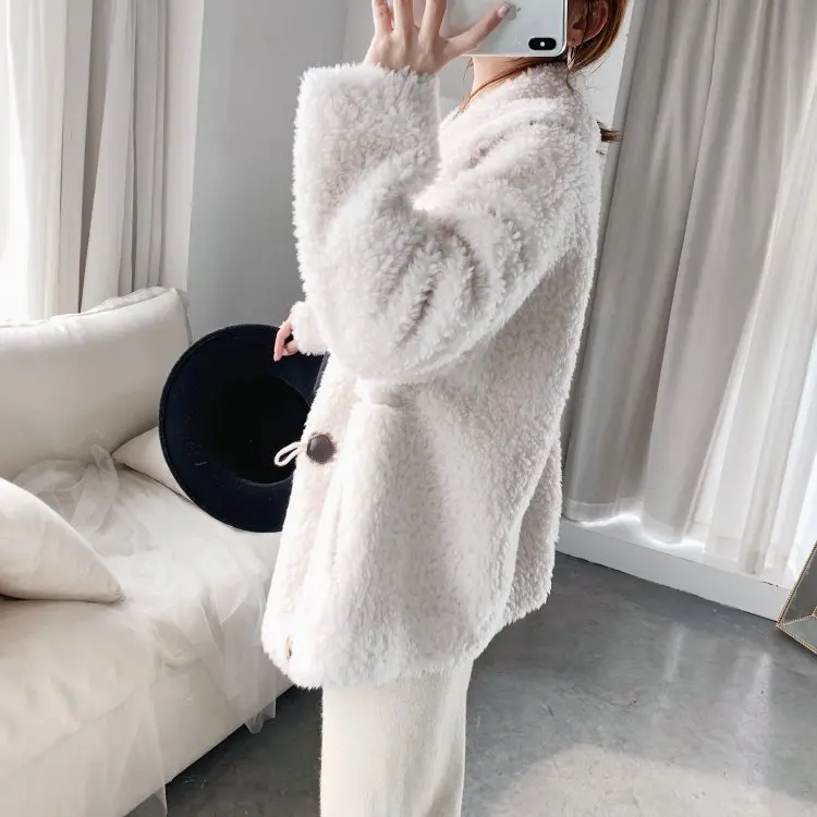 Real Fur Coat Women Wool Jacket for Women Clothes Korean Winter Coat Women Abrigos Mujer Invierno YY921
