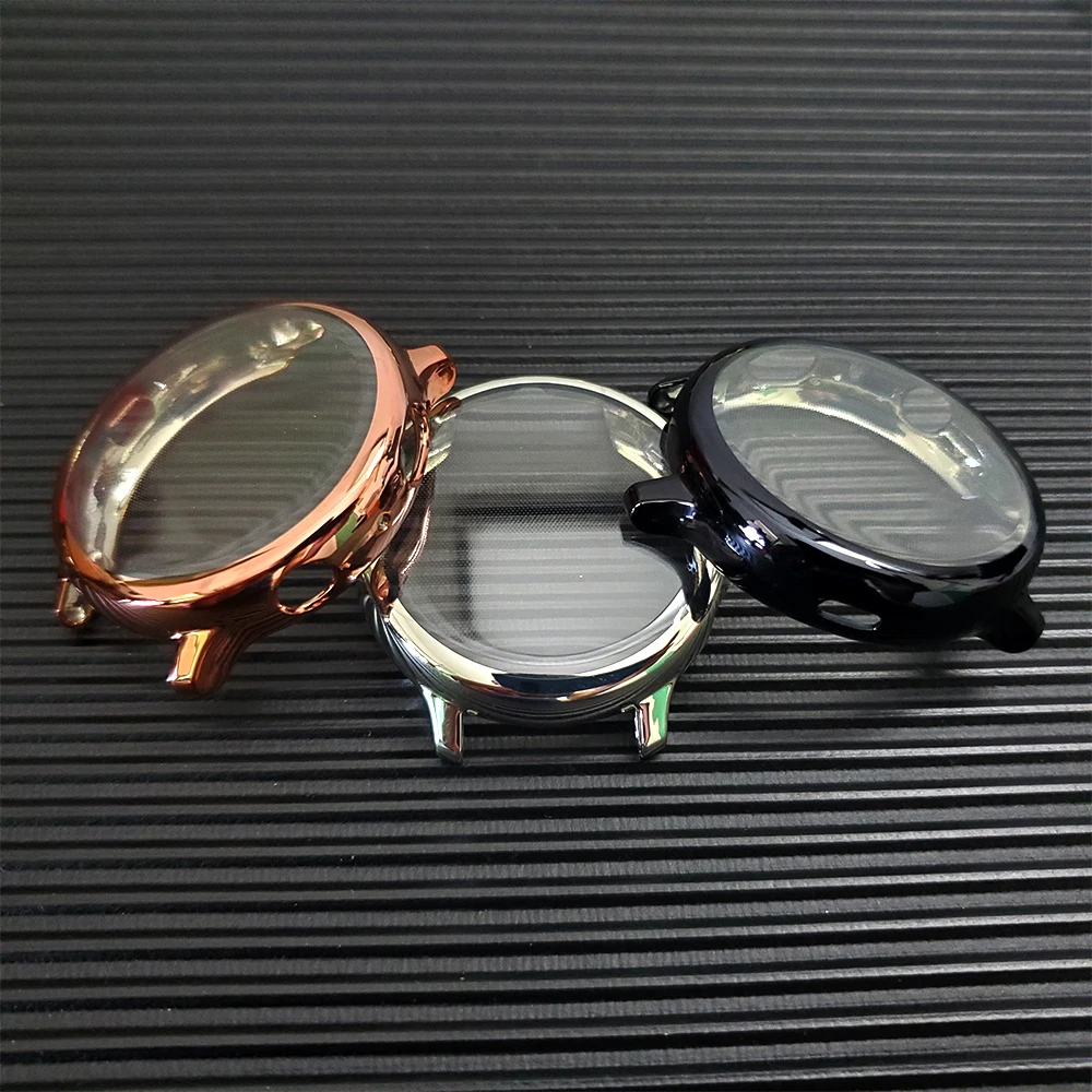 Чехол из ТПУ с покрытием для samsung galaxy watch active2 42 мм 38 мм силиконовый защитный чехол на весь экран для Active/Active 2