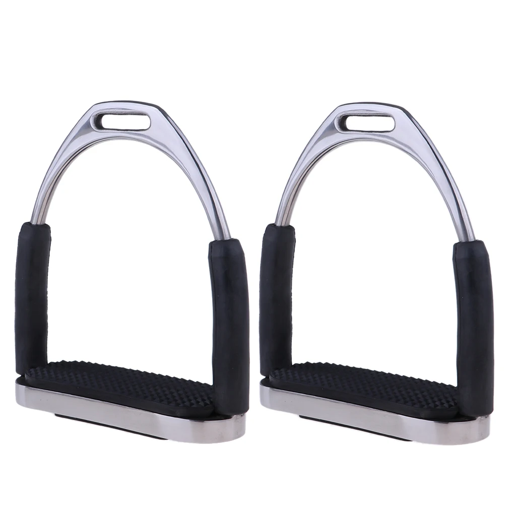 1 пара из нержавеющей стали седло для лошади английские стременты оборудование для верховой езды