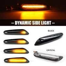 

Turn Signal Mirrors Lamp For BMW E90 E91 E92 E93 E60 E87 E82 E61 Sequential Flashing LED Side Marker Light Blinker