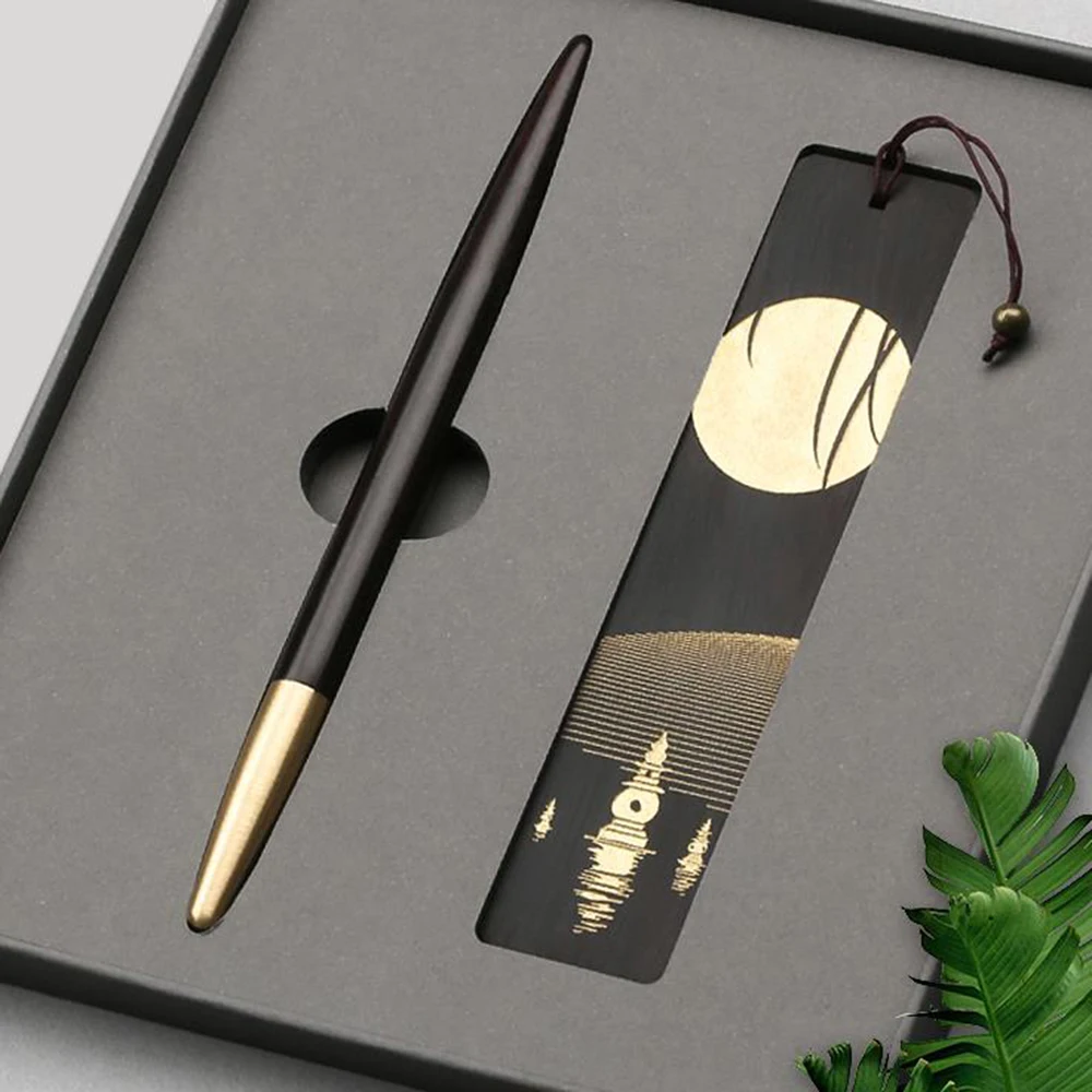 1set-chinese-style-wooden-bookmark-wooden-signature-pen-natural-color-luxury-gift-for-bussiness-festival