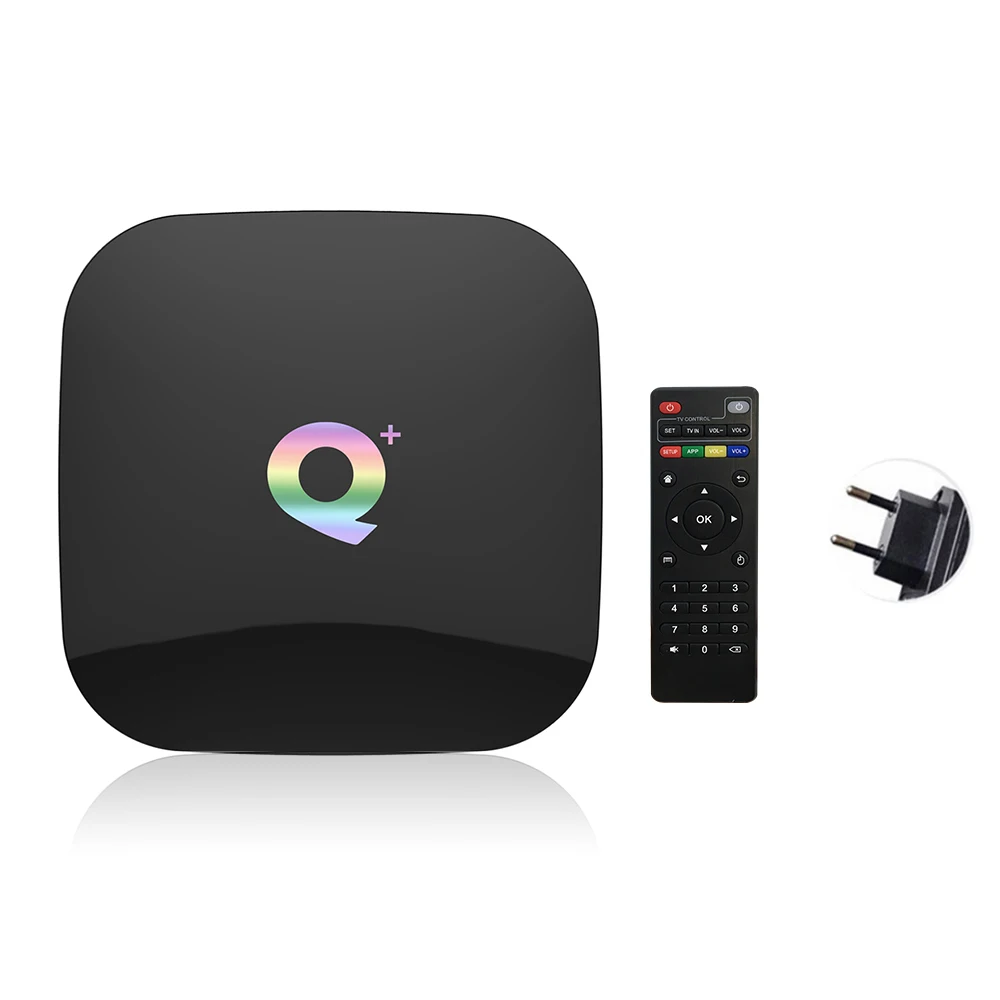 Популярная Смарт ТВ приставка Q Plus на Android 9 0 16 ГБ 32 64 6K Allwinner H6 PK MX10 Pro H96MAX UGOOS AM6
