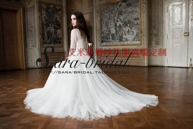 Длинное Тюлевое кружевное арабское мусульманское платье с пуговицами Vestidos De Novia, новое популярное платье для матери невесты