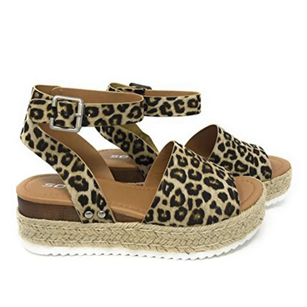 

Summer Women Sandals New Open Toe Fish Head Platform Sandals Buckle Strap Gladiator Casual Open Toe Fish Mouth Shoes sandalias