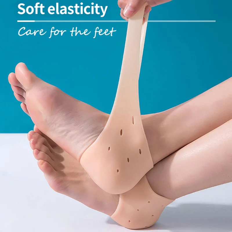 USHINE Silicone Insoles Padded Front High Heel Boots Gel Insoles for Shoes Breathable Health Care Front Cushion Socks Shoes