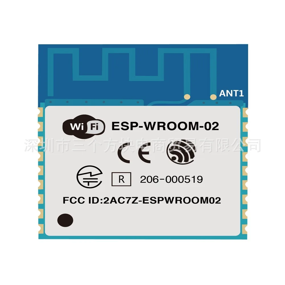 4 MFlash) ESP-WROOM-02/02D/02U AIoT Espressif SoC ESP8266 2,4 ГГц Wi-Fi модуль беспроводной/Прозрачная передача/последовательный порт/SPI
