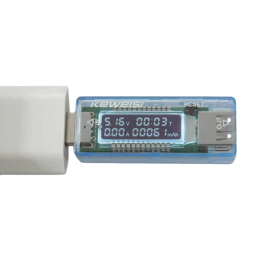 

Quality Mobile Power Current and Voltmeter Ammeter Power Capacity Tester USB Charger Current Voltage Meter Charging Detector
