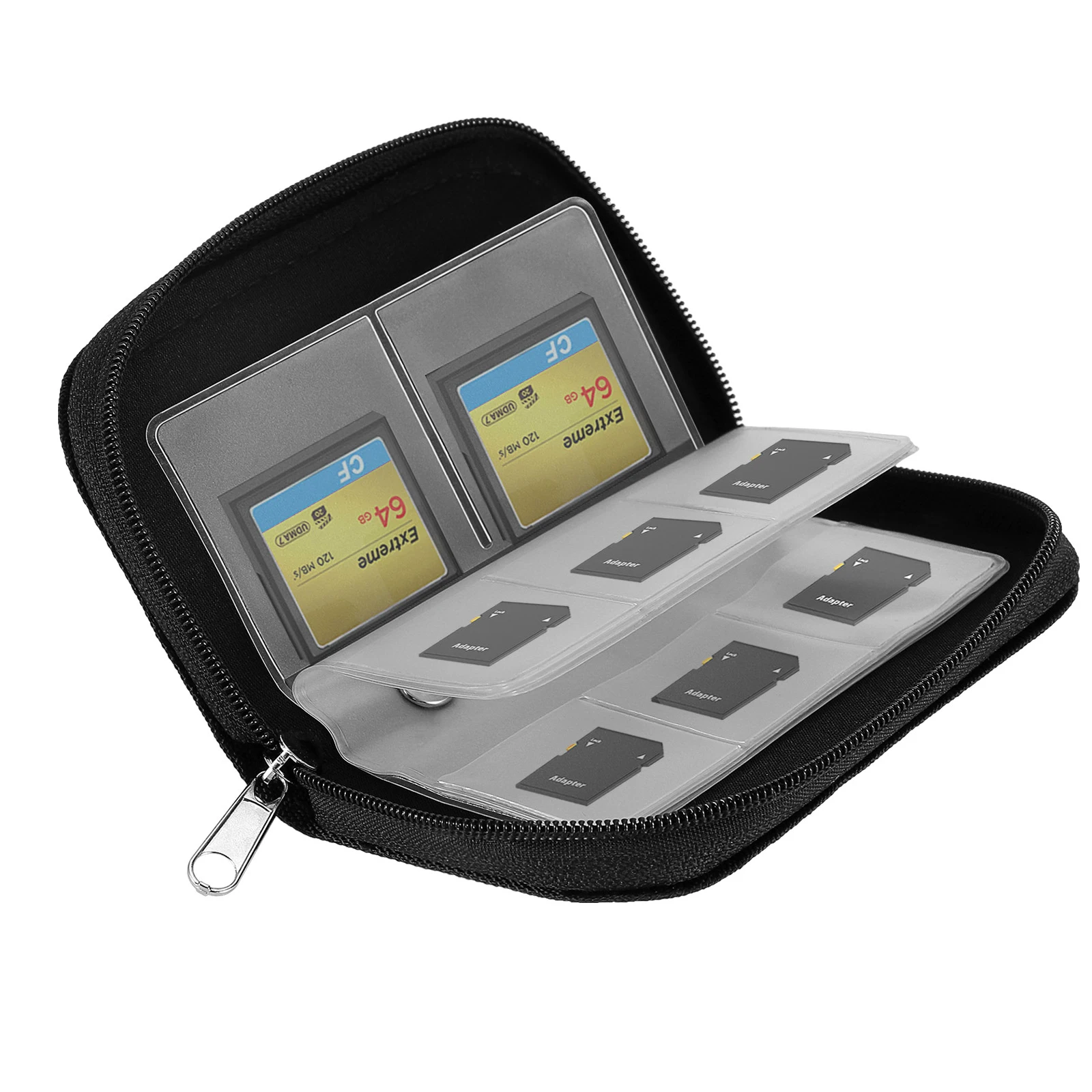 SD SDHC MMC MicroSD 미니 카드 보관 가방에 대한 파우치 케이스 홀더 지갑을 운반하는 새로운 핫 패션 메모리 카드 보관