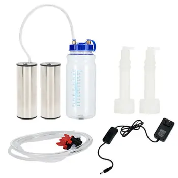 

Cow Milker Machine Electric Portable Cow Sheep Milking Machine Set Manual Pump One Teat Milker with Pulse Controller