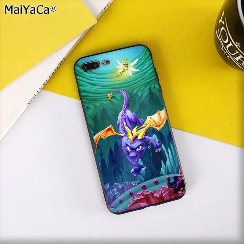 A16 MaiYaCa Spyro Дракон Новинка чехол для телефона Fundas чехол для iPhone 11 pro XS MAX 8 7 6 6S Plus X 5 5S SE XR чехол - Цвет: A16