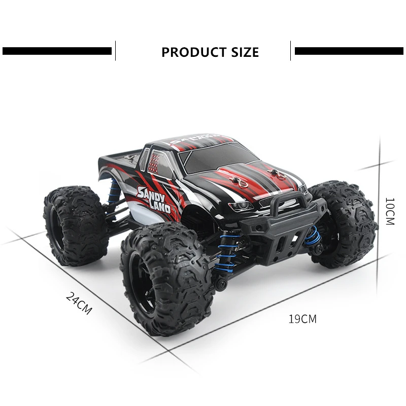 2 4G RC грузовик 1:18 бесщеточный полностью пропорциональный четырехколесный привод
