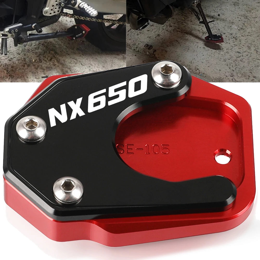 

For Honda NX650 NX 650 J-X Dominator 1993 1994 1995 1996 1997 1998 1999 Side Stand Enlarger Plate Kickstand Enlarge Extension