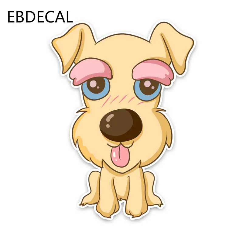 Ebdeckle большая голова собака машина бампер окно настенные переводные наклейки для