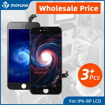

3PC Wholesale Price For iphone 6 7 8 6s LCD Digitizer Assembly 4.7/5.5 Inch Screen For Apple 6plus 7plus 8plus 6sp TAOYUAN Grade