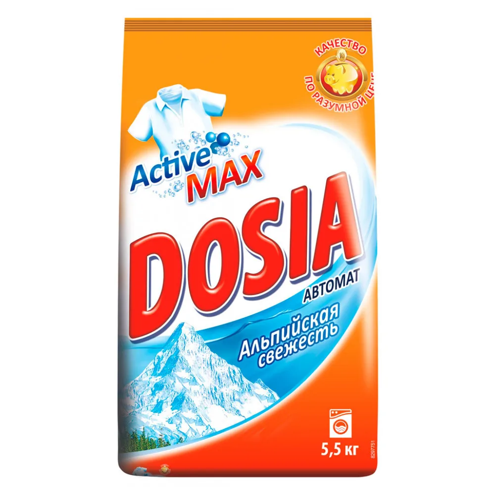 Стиральный порошок автомат «Альпийская свежесть» Dosia, 8,4 кг