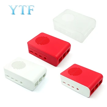 

Raspberry Pi 4B New Style Case Can Prevent Cooling Fan Injection Molding ABS Protective Case Box Non-Acrylic