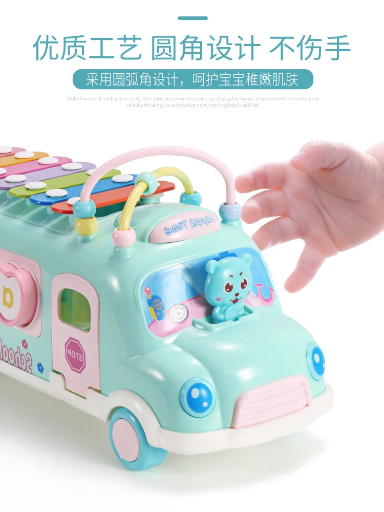 

Infant Toys for Children Educational 1-2-3-Beaded Bracelet Building Blocks Bead-stringing Toy a Year of Age 6 Effective GIRL'S A