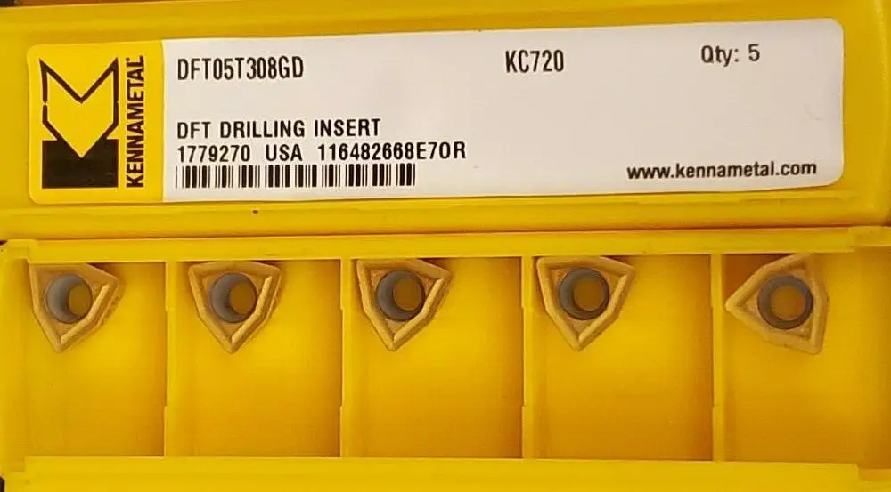 Оригинальные карбидные вставки DFT 05T308GD KC720 10 шт. | Обустройство дома