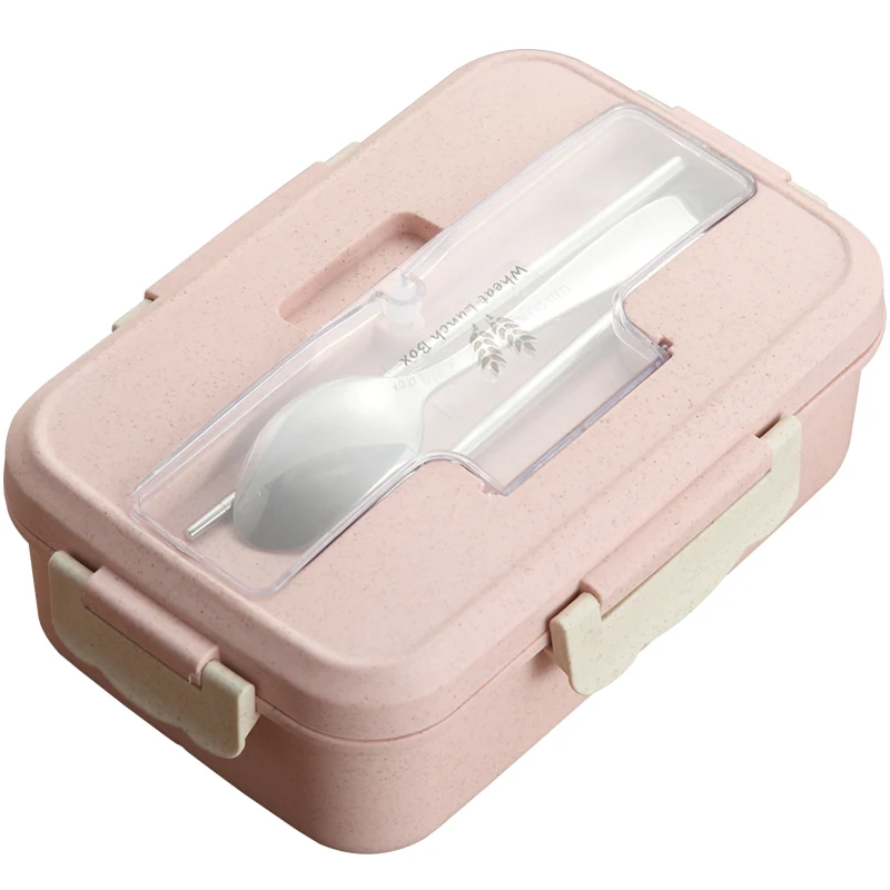 Ecofriendly Bento Box студенческий офис для путешествий для взрослых детская коробка для завтрака пригодная для использования в микроволновке подогреваемый контейнер для еды приготовление еды pf90712