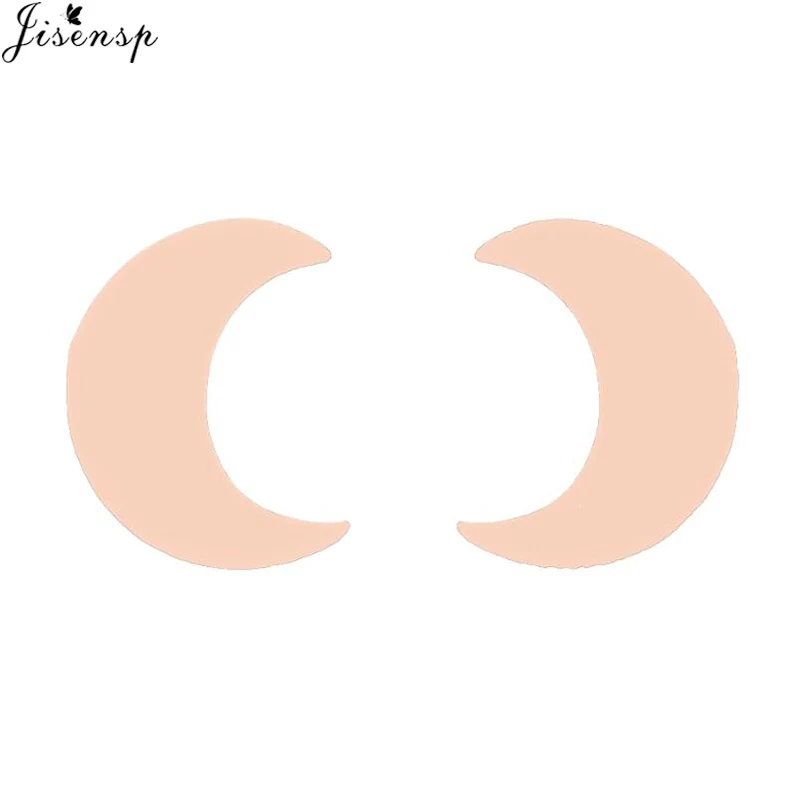 Jisensp NEW Fashion 3 Star Earings Black Stainless Steel Stud Earrings for Women Cute Minimalist Jewelry Earing oorbellen Brinco - Окраска металла: GED002R