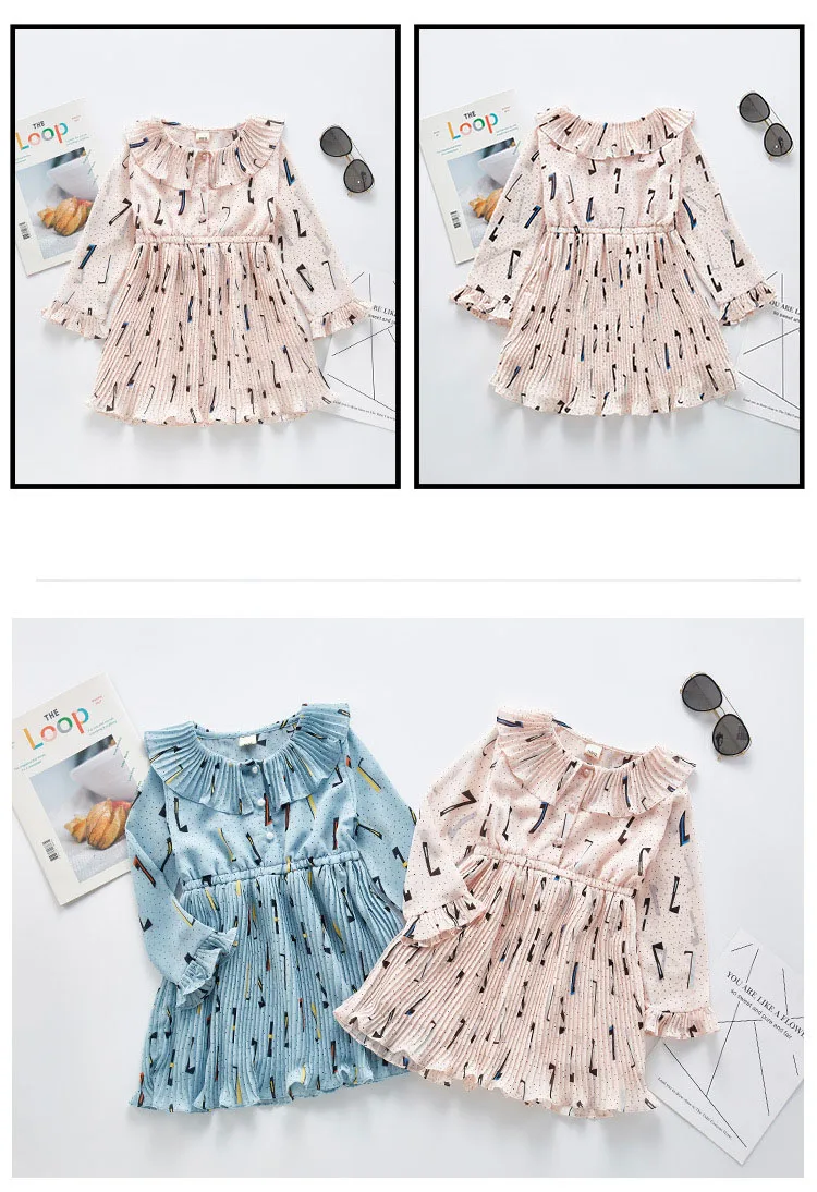 School Teenagers Big girls chiffon Dress Little girls Floral Dresses Spring 2020 kid clothes for 3 4 5 6 7 8 9 10 11 12 13 years (14)
