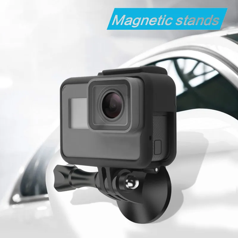 Для Go pro Hero8 7 6 5 4 3 Магнитный Магнит металлический штатив адаптер держатель винт для Xiaomi Yi 4k sj4000 Gopro аксессуары