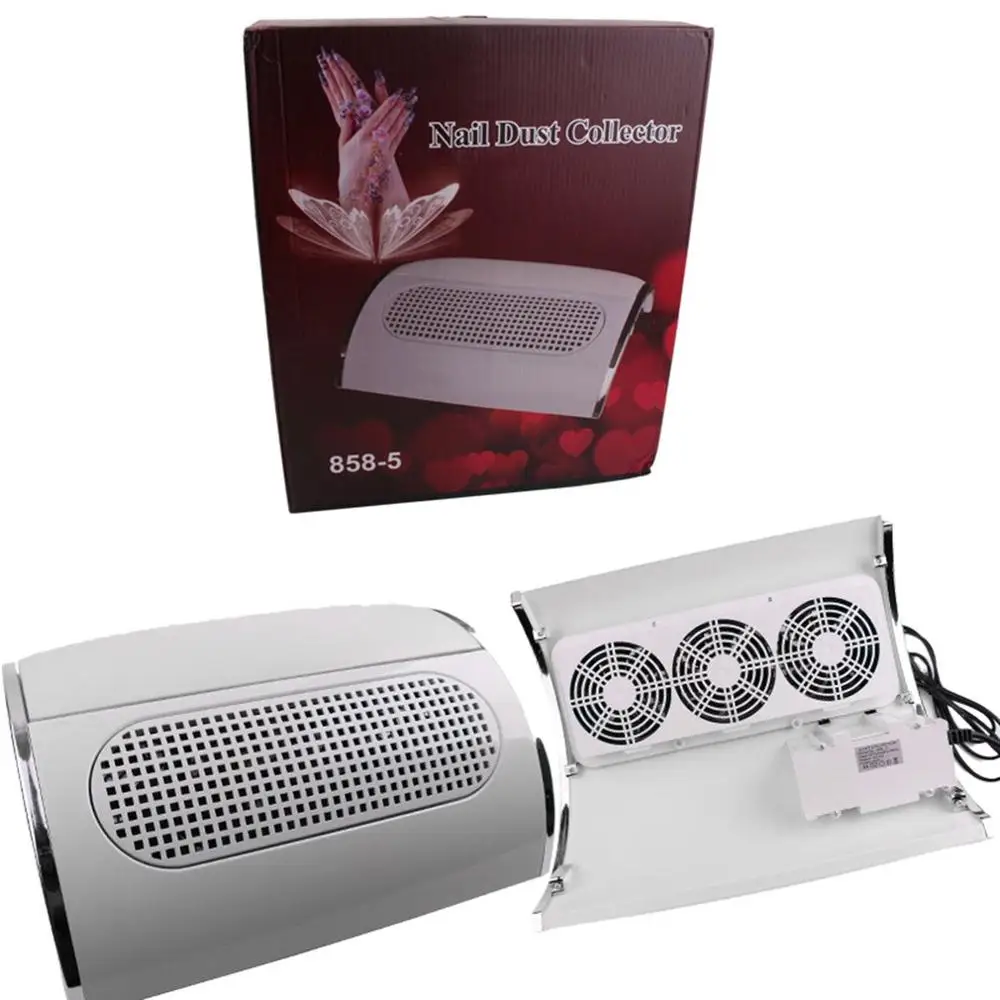 

Small and portable Simple operation Nail Vacuum Cleaner Three Fans Nail Dust Collector With High Power Drying Adsorbing Dust
