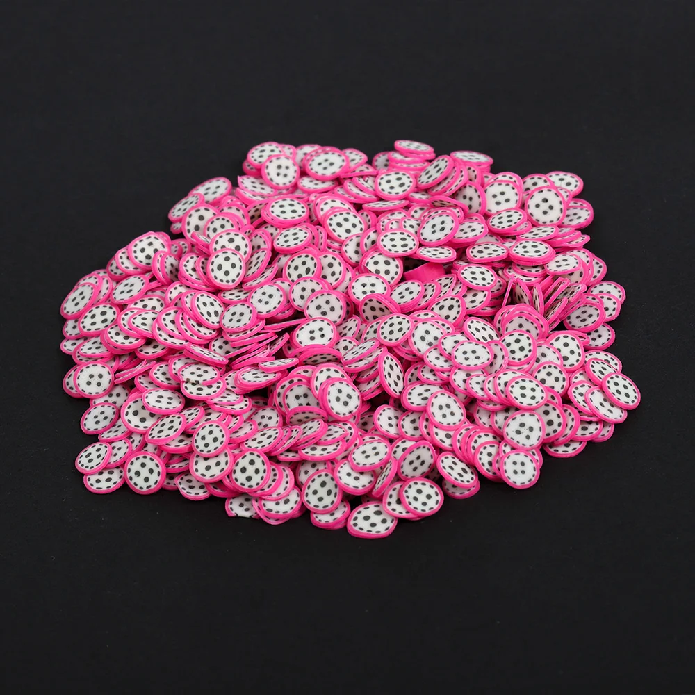1000-3000pcs Mix Fruit Soft Clay Slime Animal Flower Slice Resin Filler for Nail Art Epoxy Mold DIY Craft Making Wholesale