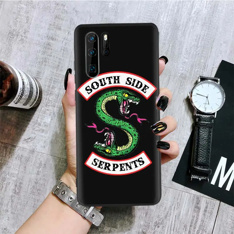 ТВ ривердейл черный чехол для телефона huawei mate 30 20 10 P30 P20 P10 Pro Lite P Smart Z роскошный Coque Shell - Цвет: BA112-3