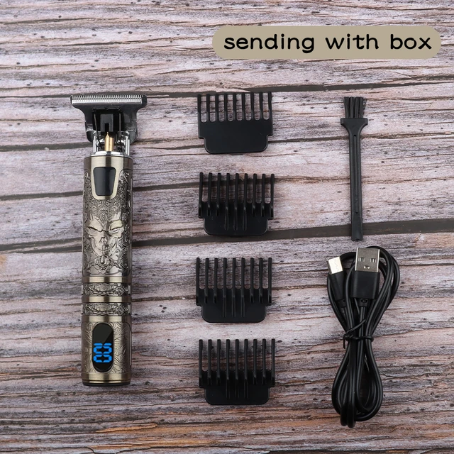 2021  Hair Cutting Machine Electric Hair Clipper Hair Trimmer For Men Rechargeable Electric Shaver Beard Barber For Men Hair Cut DevilLCD