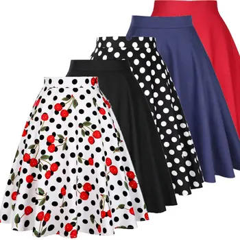 

Fashion Women Summer Skirt High Waist Elastic Skirts Ladies Pleated A-Line Maxi Skirts Fashion Skirt New Hot Selling 2020