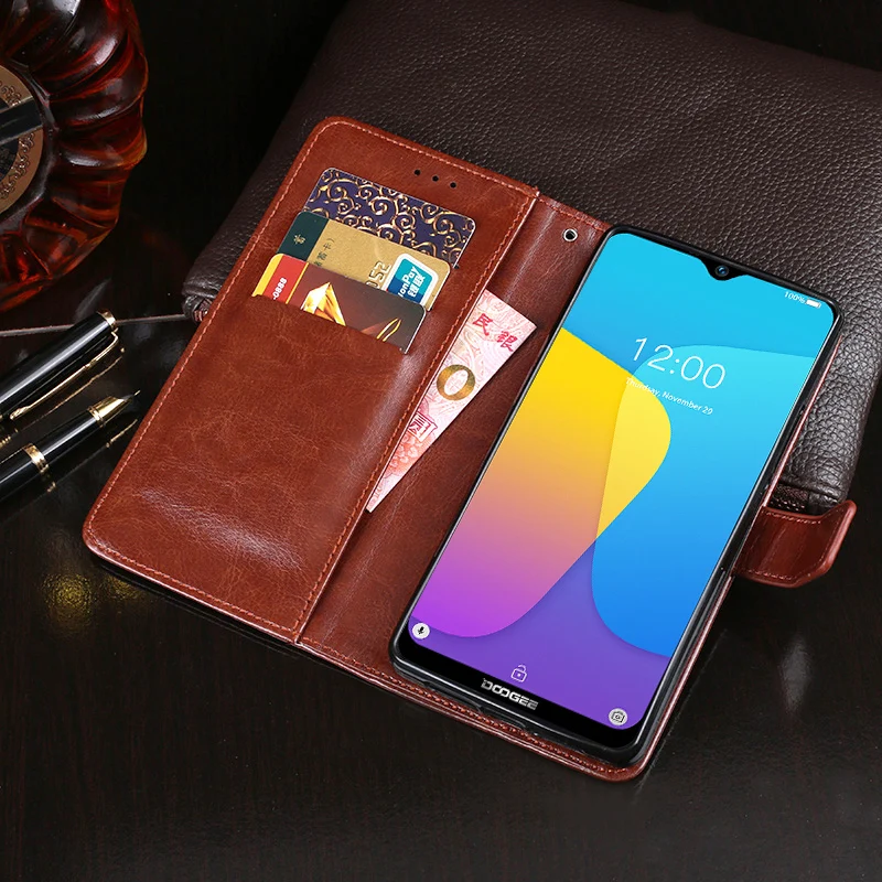 Для Doogee Y8C Чехол кошелек Флип Бизнес Кожаный чехол для телефона Fundas Для Doogee Y8C чехол Капа с держателем карт аксессуары